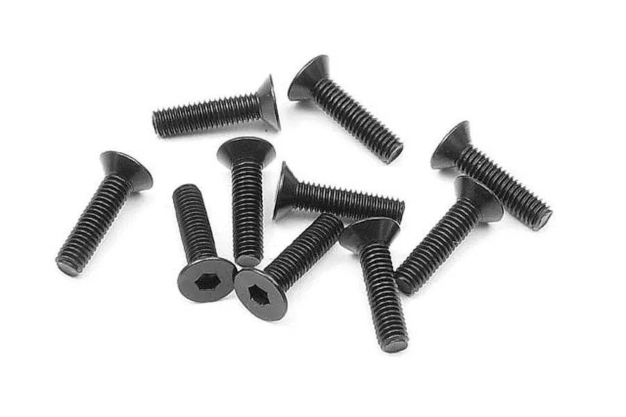 XRAY 3x12mm Fine Thread Countersunk Head Screws 10Pcs image 90033