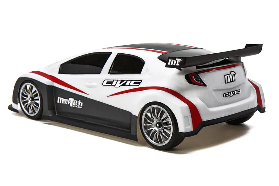 MonTech 1/10 190mm Civic FWD Unpainted Body Shell - Clear image 90050
