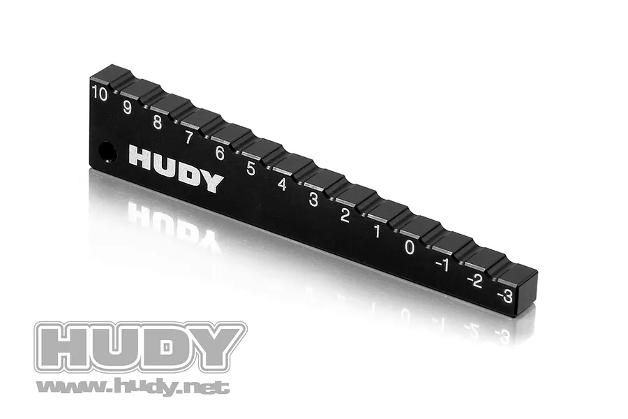 Hudy Black Aluminium -3.0mm - 10mm Droop Gauge 1Pc image 90115