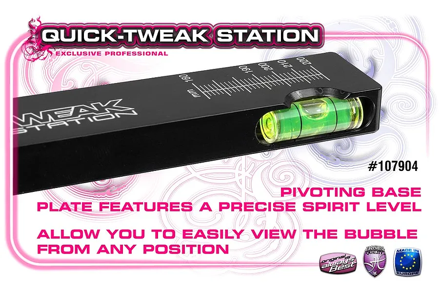 Hudy Black Aluminium Quick-Tweak Station w/ Aluminium Carry Case image 90137