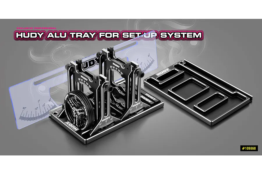 Hudy Black Aluminium Set-Up System Tray image 90152