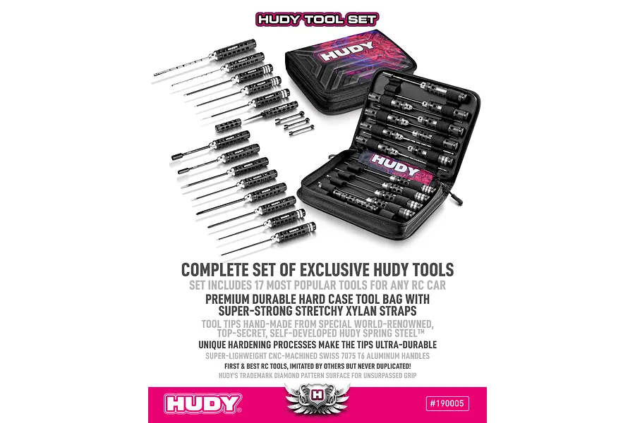 Hudy Limited Edition Tool Set w/ Carry Bag image 90163