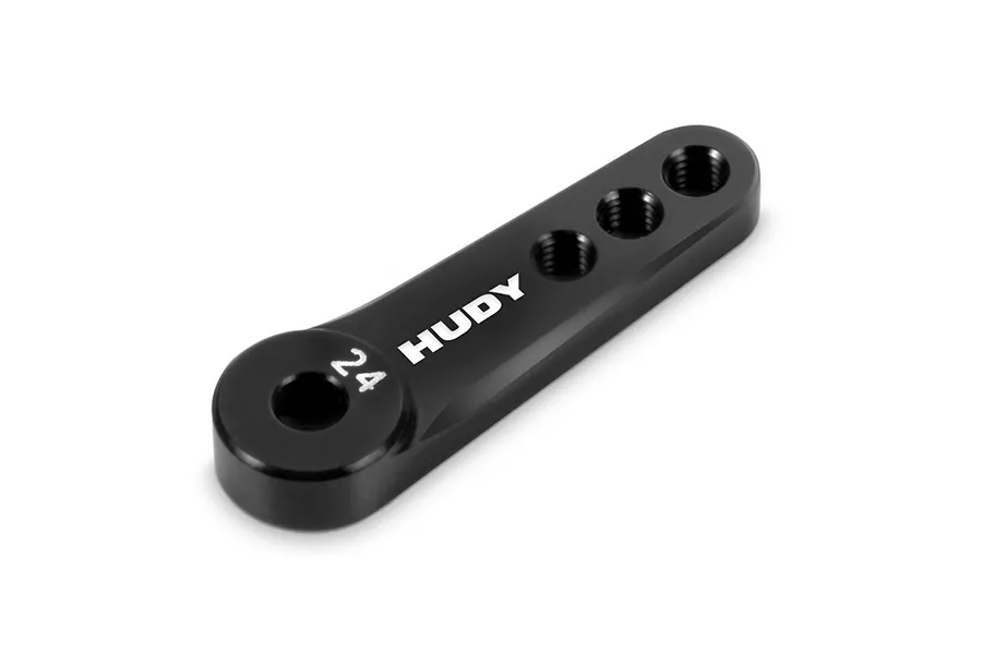 Hudy Black Aluminium 24T Servo Horn image 90197