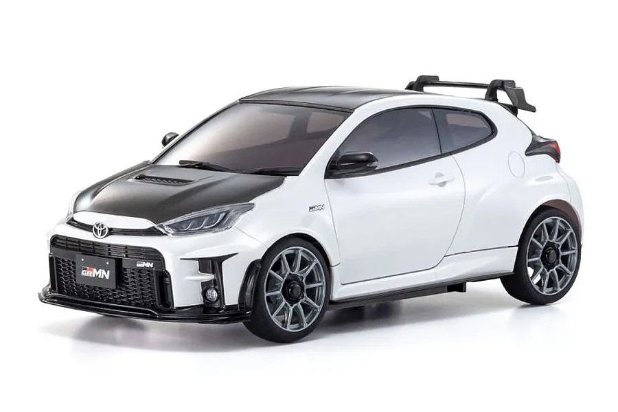 Kyosho Mini-Z Toyota GRMN Yaris Circuit Package RC Drift Car Electric AWD RTR - White Pearl image 90340