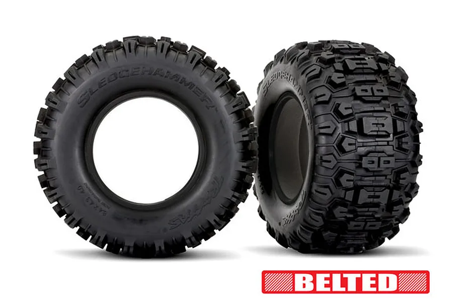 Traxxas 1/5 Sledgehammer Belted Tyres - 2Pcs image 90368