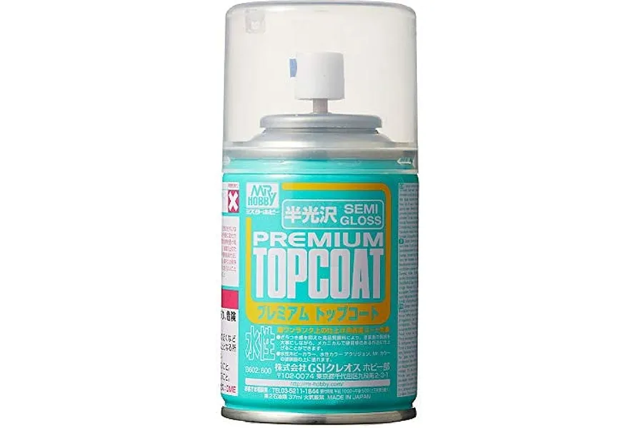 Mr Hobby Premium Semi Gloss Clear Coat 88ml image 90382