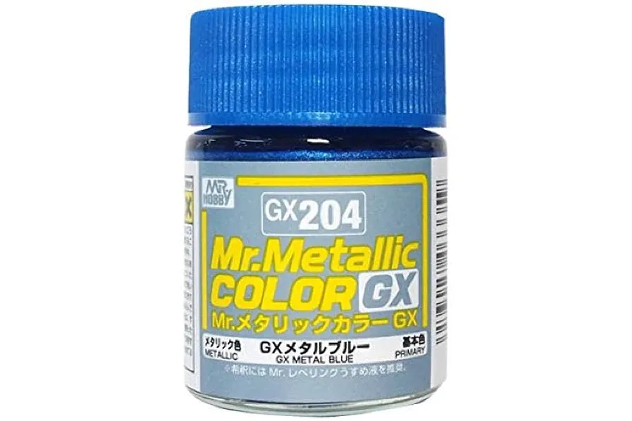Mr Hobby Metal Blue Metallic Paint 18ml image 90388