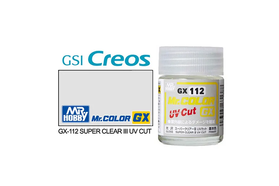 Mr Hobby UV Cut Super Clear Gloss Paint 18ml image 90398