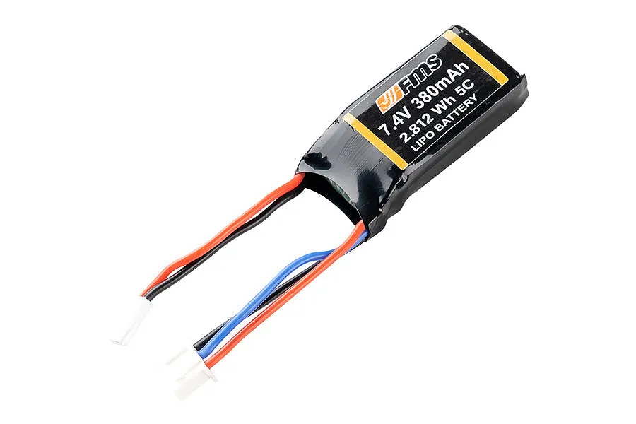 FMS 7.4V 380mAh 5C Soft Case LiPo Battery image 90412