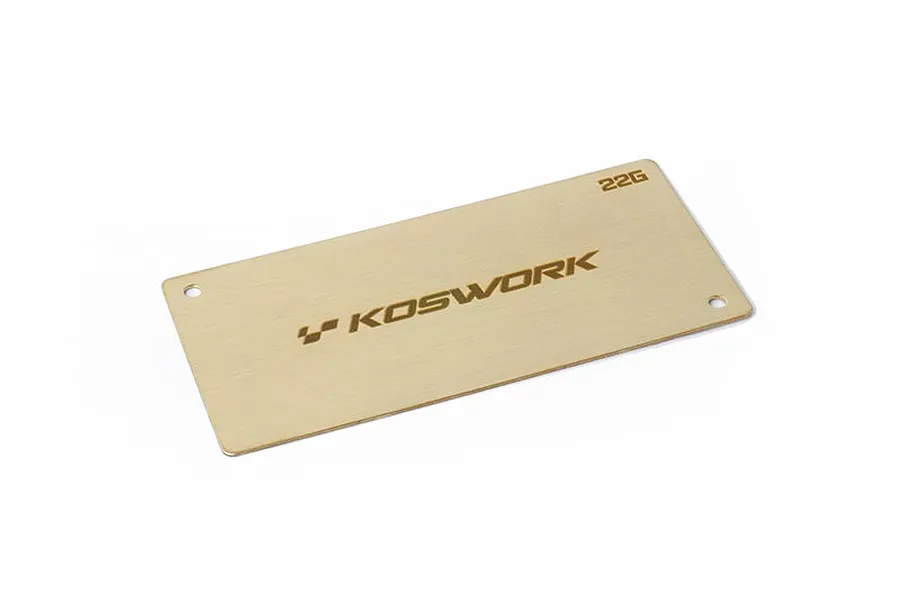 Koswork Brass 22g Shorty Weight image 90438