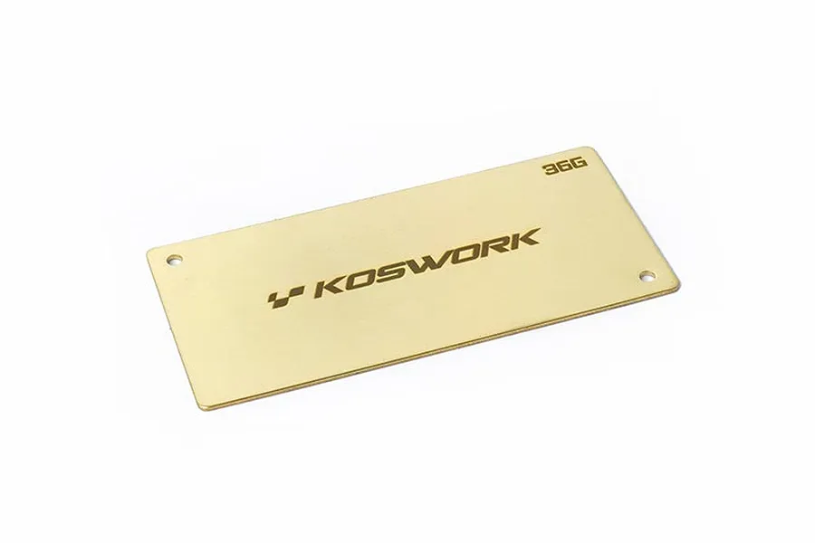 Koswork Brass 36g Shorty Weight image 90440