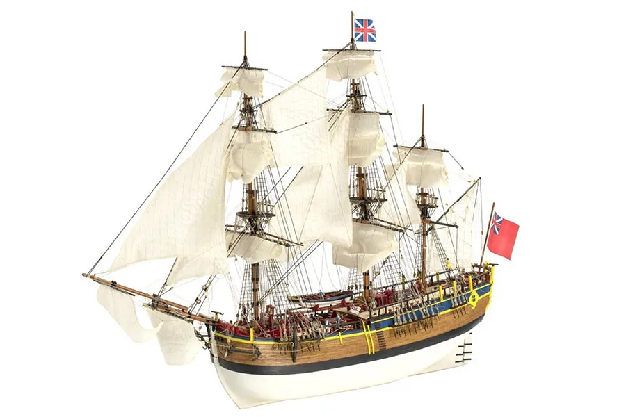 Artesania Latina 1/65 HMS Endeavour 2021 Scaled Wooden Model Kit image 90583