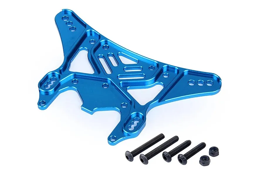 Rovan Blue Aluminium 8mm Rear Shock Tower image 90641