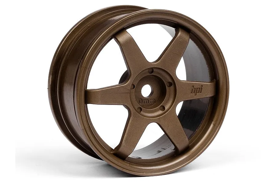 HPI 1.9&amp;quot; (0mm Off-Set) TE37 Bronze Rims 2Pcs image 9068