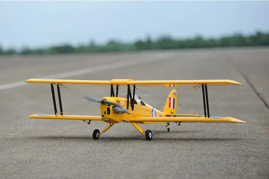 Phoenix RC Plane Tiger Moth 1.4m Warbird Kit - Yellow image 90679