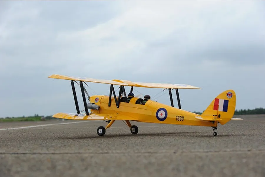 Phoenix RC Plane Tiger Moth 1.4m Warbird Kit - Yellow image 90680