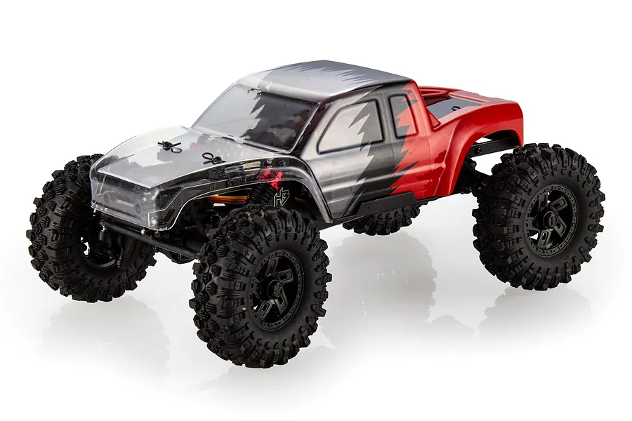 Hobby Plus CR-18P Evo-Pro Rock Lizard RC Rock Crawler Electric Brushless 4WD 1/18 Scale RTR - Red image 90694