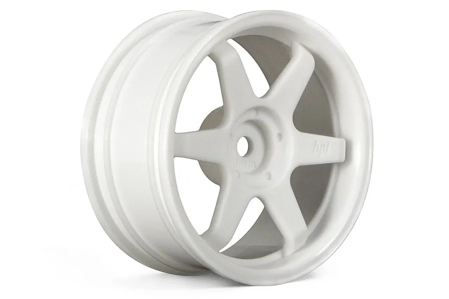 HPI 1.9&amp;quot; (3mm Off-Set) TE37 White Rims 2Pcs image 9072