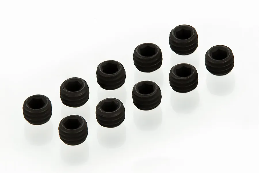 Plaig RC 5x4mm Fine Thread Grub Screws 10Pcs image 90727