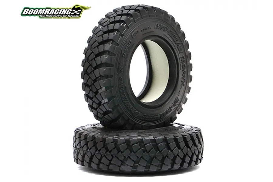 Boom Racing 1.9&amp;quot; Mud Terrain Trophy BR-T29A Gekko Compound Tyres 2Pcs image 90791