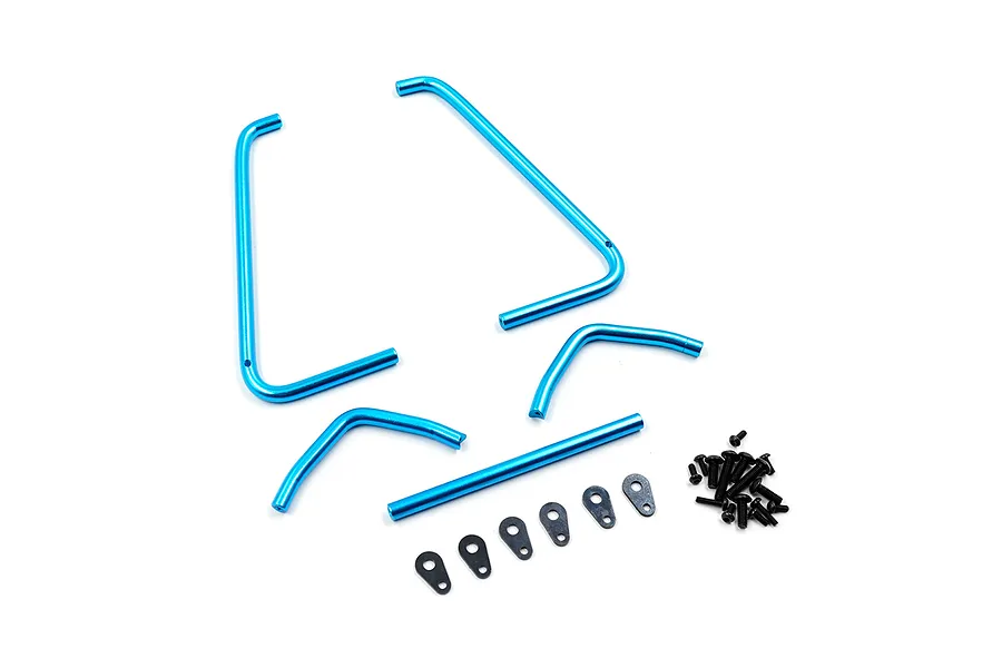 Yeah Racing Blue Aluminium Side Bumper image 90824