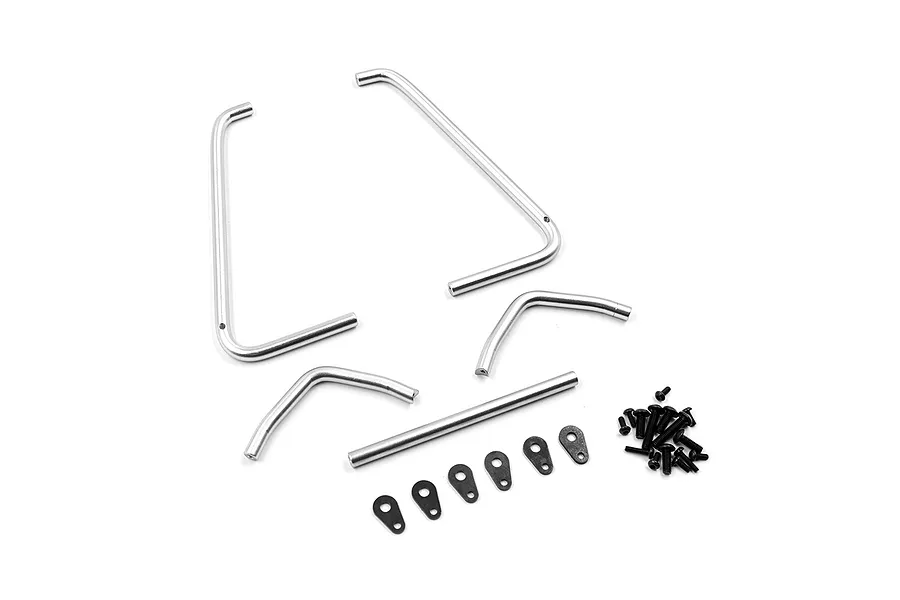 Yeah Racing Silver Aluminium Side Bumper image 90830