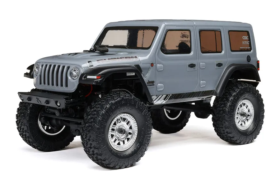 Axial SCX24 Jeep Wrangler JLU 4X4 RC Rock Crawler Electric 4WD 1/24 Scale RTR - Grey image 90887