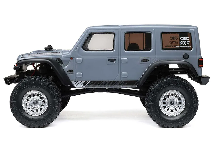Axial SCX24 Jeep Wrangler JLU 4X4 RC Rock Crawler Electric 4WD 1/24 Scale RTR - Grey image 90893