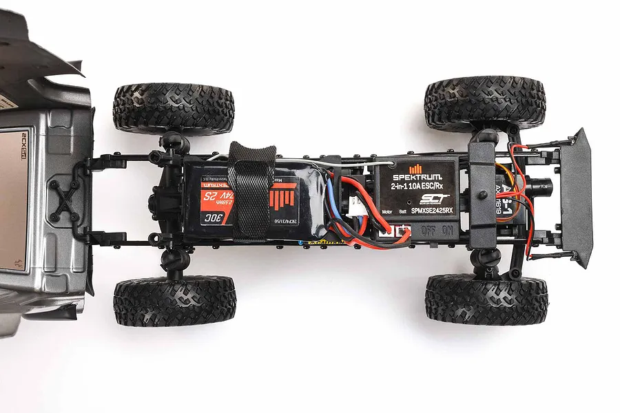 Axial SCX24 Jeep Wrangler JLU 4X4 RC Rock Crawler Electric 4WD 1/24 Scale RTR - Grey image 90896
