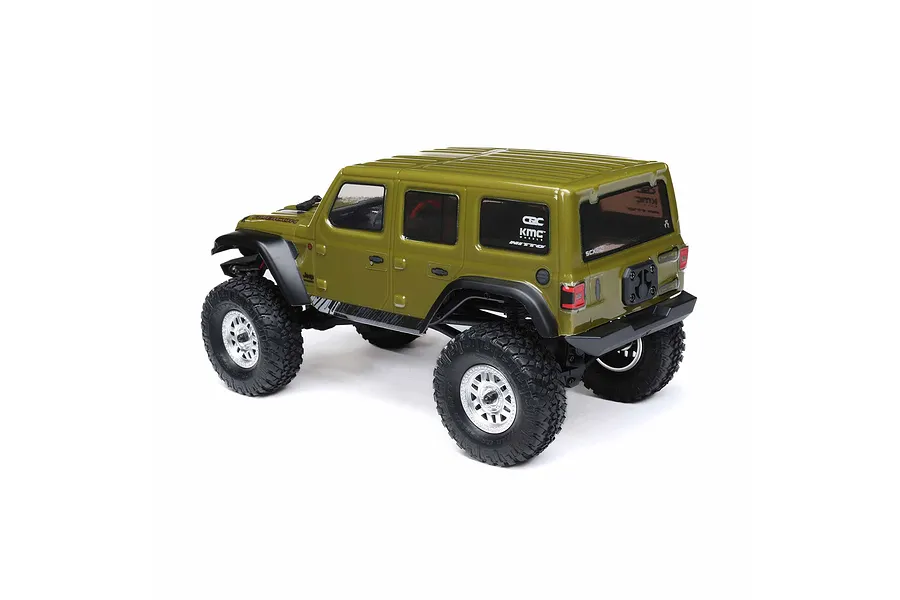 Axial SCX24 Jeep Wrangler JLU 4X4 RC Rock Crawler Electric 4WD 1/24 Scale RTR - Green image 90914
