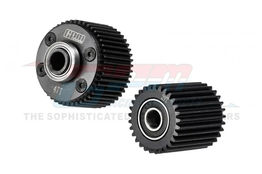 GPM Medium Carbon Steel Diff Case &amp;amp; 47T/29T 32dp/0.8Mod Idler Gear Set image 90935