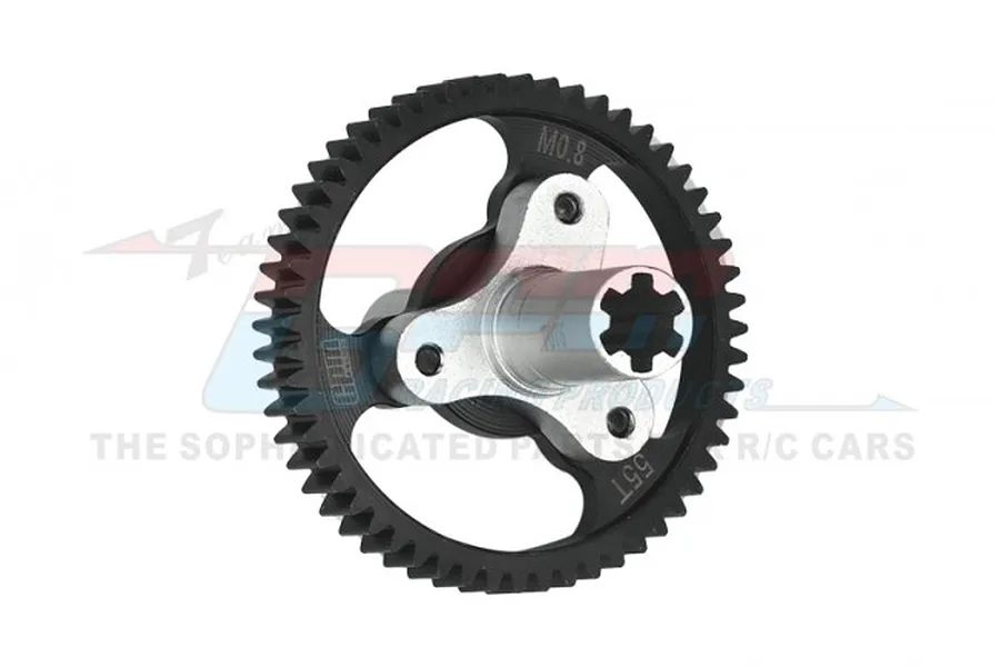 GPM Medium Carbon Steel 55T 32dp/0.8Mod Spur Gear w/ Silver Aluminium Slipper Eliminator image 90939