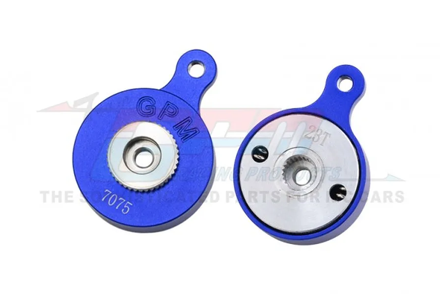 GPM Blue Aluminium Direct Mount 23T Servo Saver image 90942
