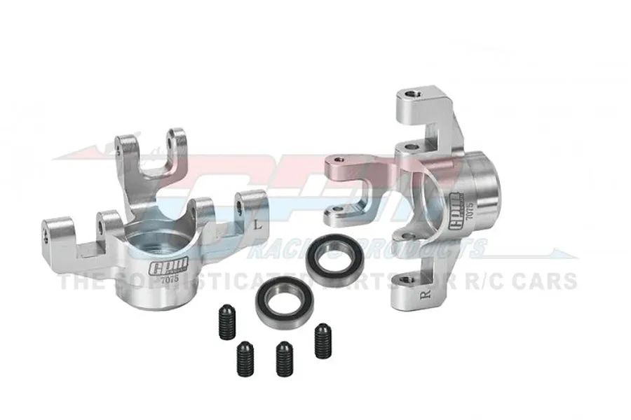GPM Silver Aluminium Steering Hubs 2Pcs image 90955