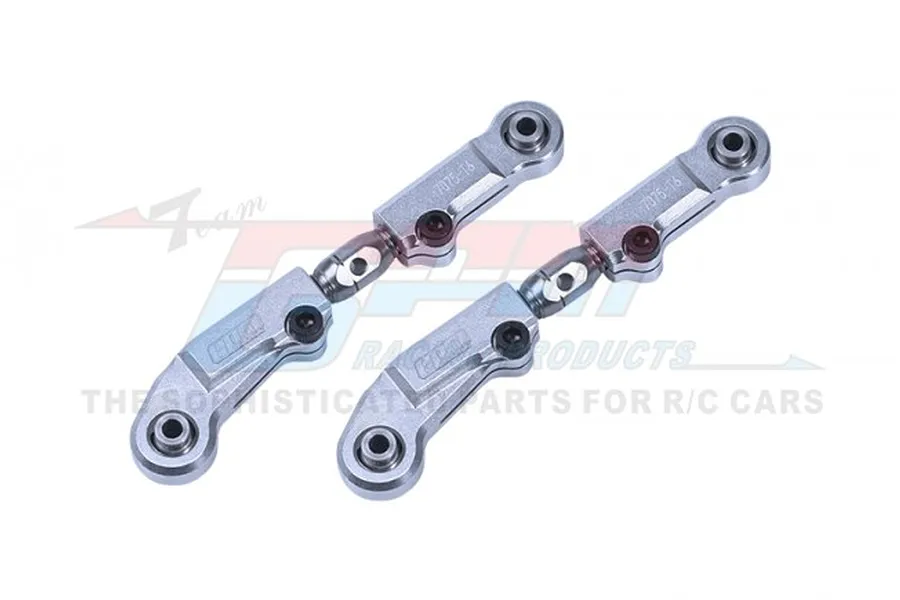 GPM Silver Aluminium &amp;amp; Stainless Steel Rear Upper Links 2Pcs image 91012