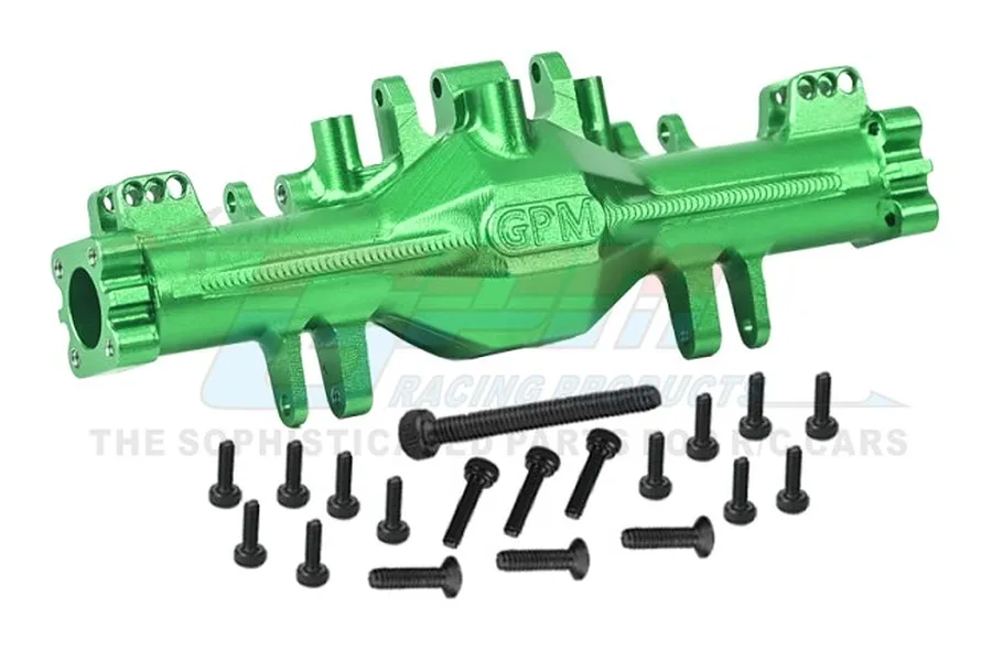 GPM Green Aluminium Quick Release Front Differential/Axle Housing image 91016