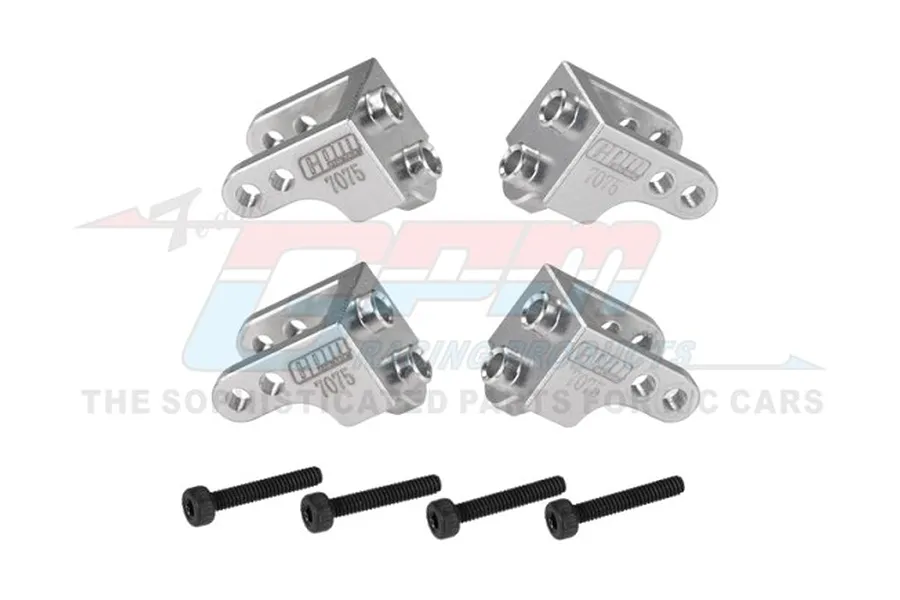 GPM Silver Aluminium Upper Shock Mounts 4Pcs image 91048