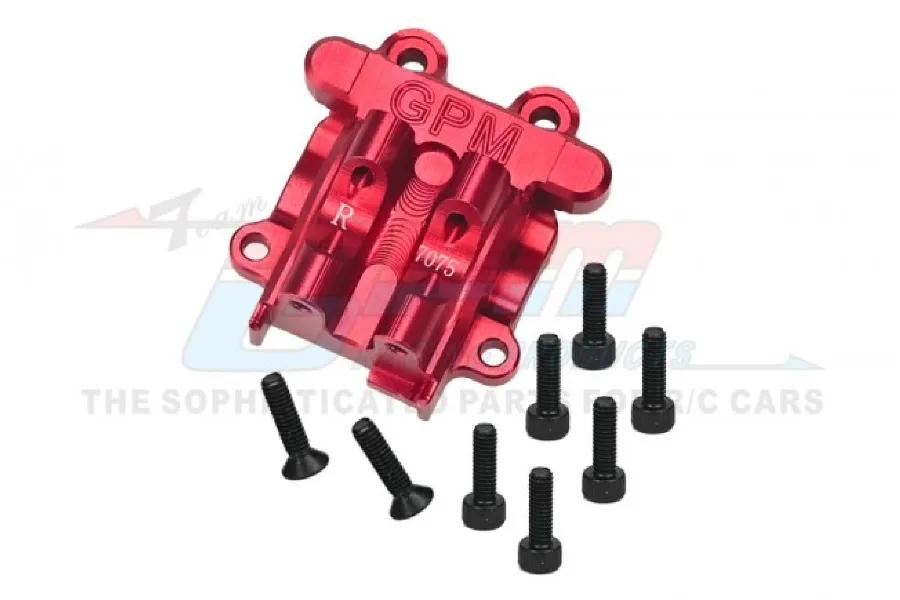 GPM Red Aluminium Rear Diff Cover image 91079