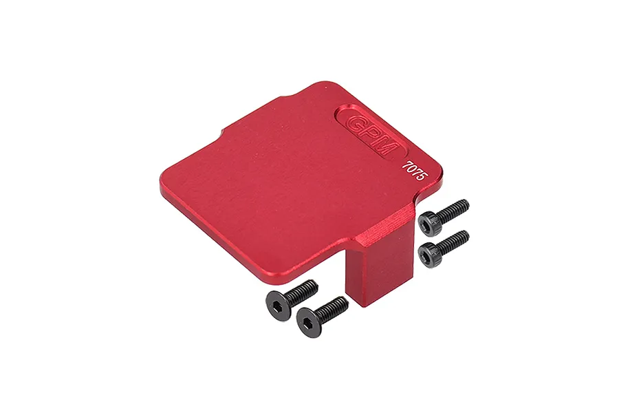 GPM Red Aluminium Servo Mount/Radio Deck image 91089