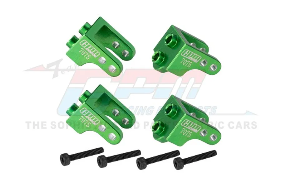 GPM Green Aluminium Upper Shock Mounts 4Pcs image 91103