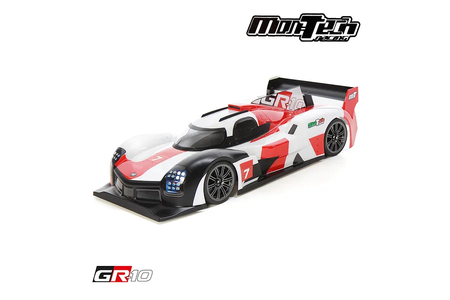 MonTech 1/10 190mm GR-10 Unpainted Body Shell w/ Decal Sheet - Clear image 91113
