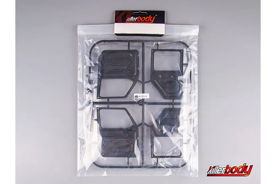 Killerbody 1/10 Interior Door Trim Panels Parts Set image 91128