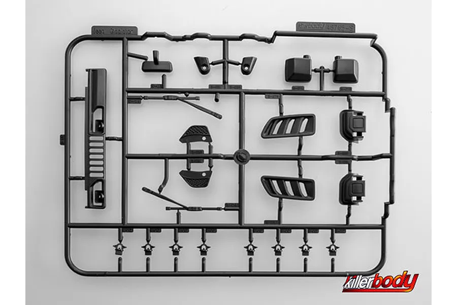 Killerbody 1/10 Wiper, Inlet &amp;amp; Skirts Parts Set image 91137