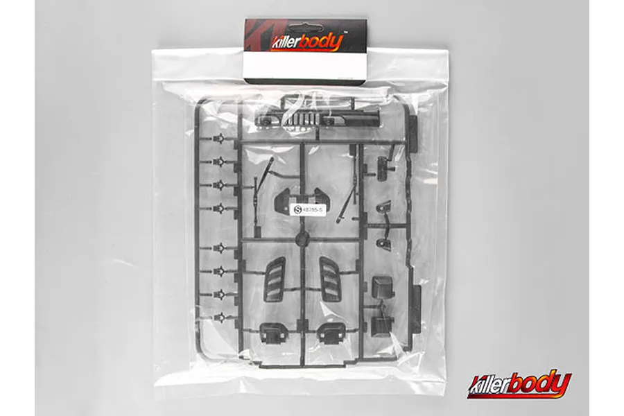 Killerbody 1/10 Wiper, Inlet &amp;amp; Skirts Parts Set image 91138