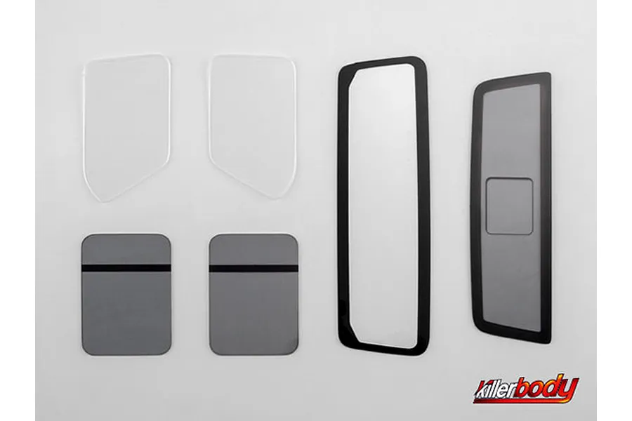 Killerbody 1/10 Transparent Windows Parts Set image 91151