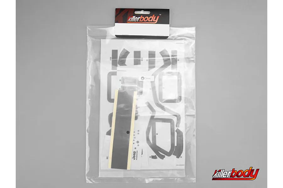 Killerbody 1/10 Decal Set image 91158