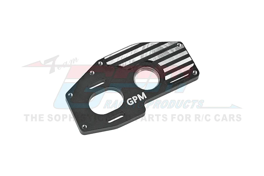 GPM Black Aluminium Centre Diff Motor Mounting Plate image 91190