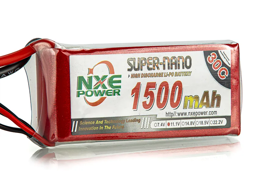 NXE 11.1V 1500mAh 30C Soft Case LiPo Battery image 91226