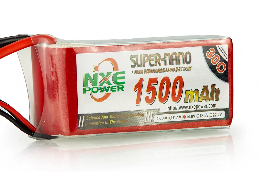 NXE 14.8V 1500mAh 30C Soft Case LiPo Battery image 91227