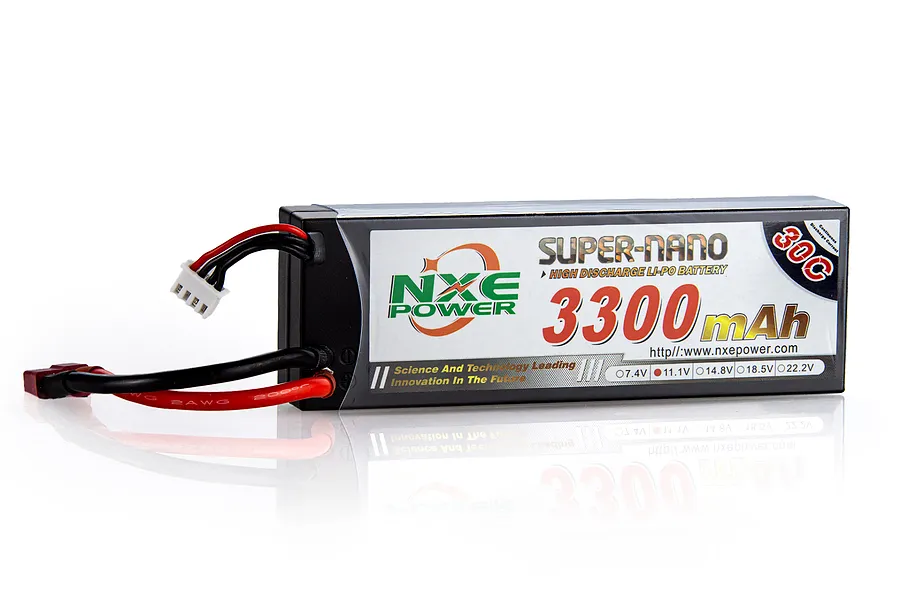 NXE 11.1V 3300mAh 30C Hard Case LiPo Battery image 91234
